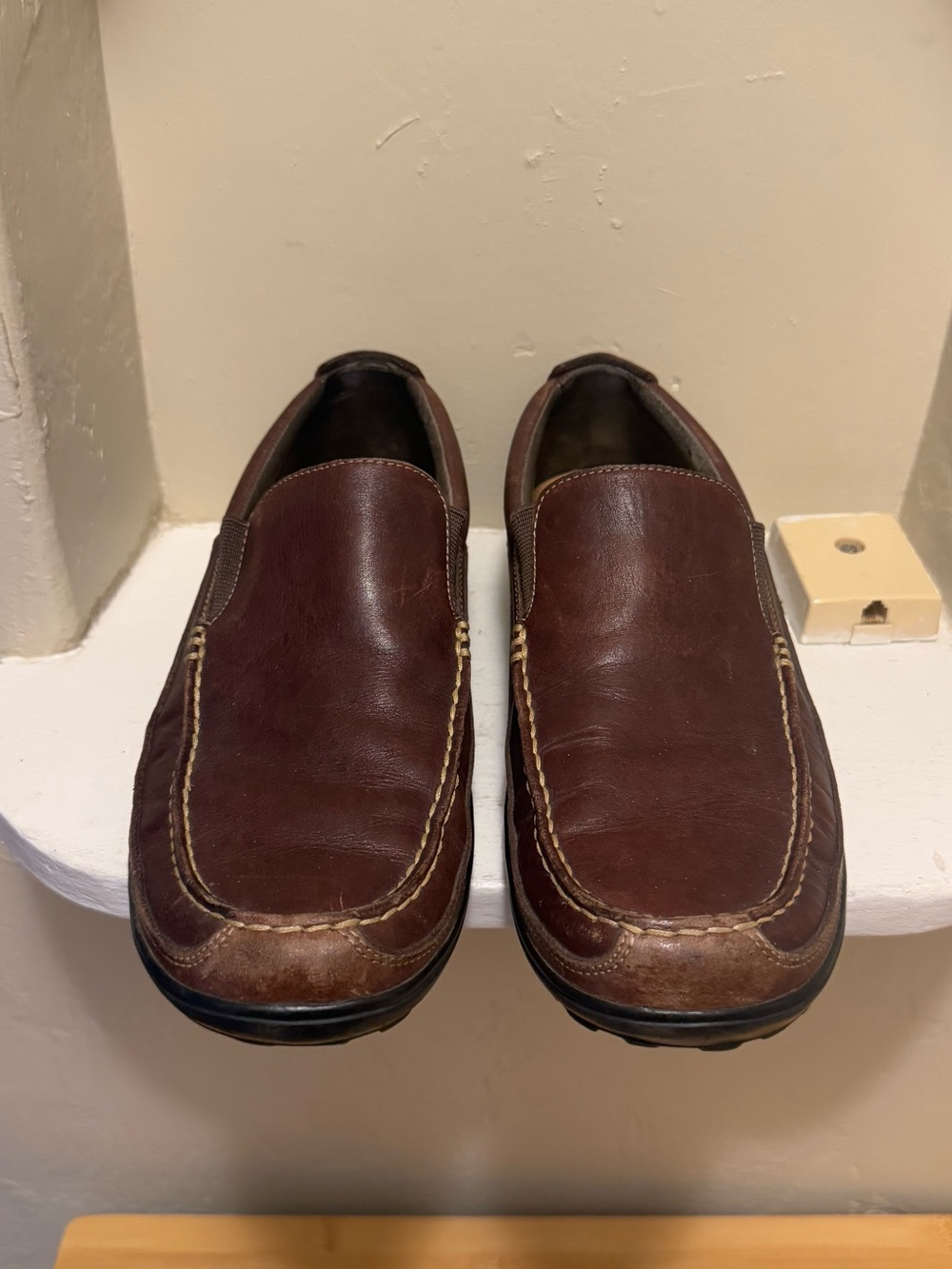Cole Haan Men's Tucker Venetian Brown Leather Loafers